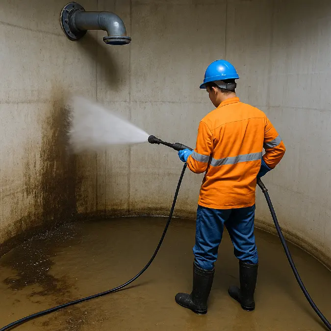 water tank cleaning service