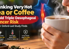 Drinking Very Hot Tea or Coffee