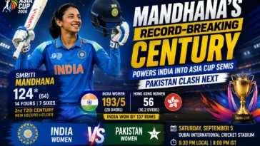 Mandhanas Record Breaking