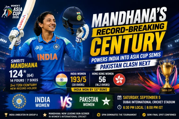 Mandhanas Record Breaking