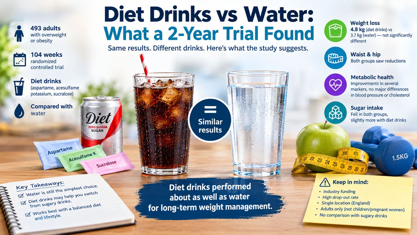 Diet Drinks vs Water_ Trial Findings