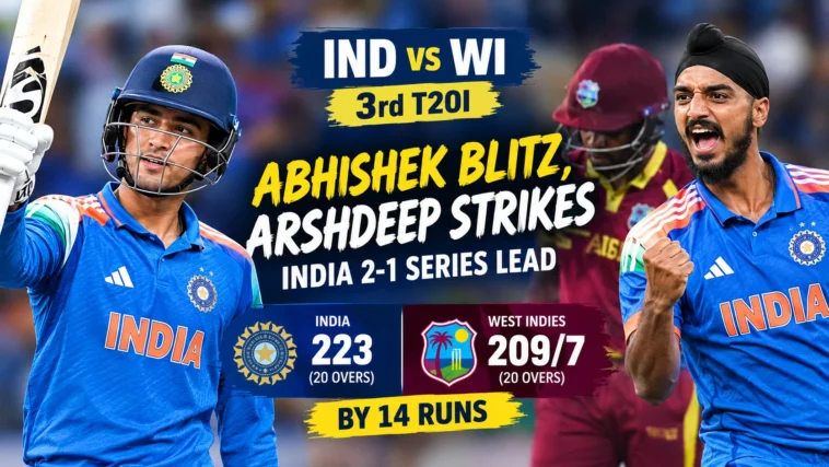 IND vs WI 3rd T20I